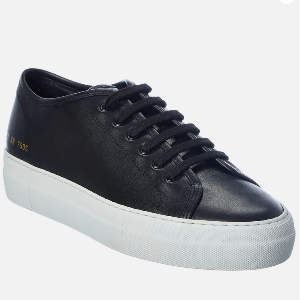 Women’s Black Common Project Sneakers